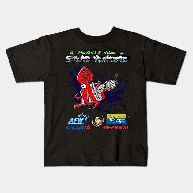 Squid Hunters Western Australia Kids T-Shirt by SquidhunterWA